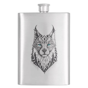 Cantil Lynx Wild Animal Nature Illustration Art Tatuagem