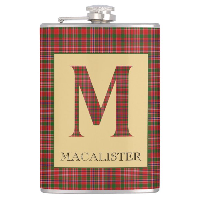 Cantil MacAlister Tartan Monograma M (Frente)