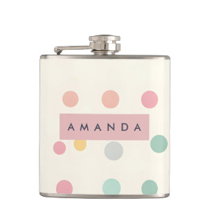 Cantil Macaron Pastel Personalizado Pontinho