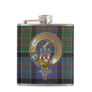 Cantil MacDonald Clanranald Tartan e Crachá