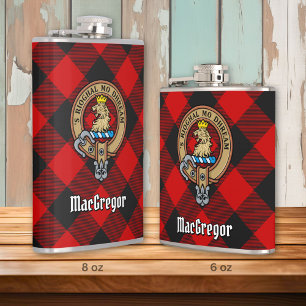 Cantil MacGregor Crest sobre Rob Roy Tartan