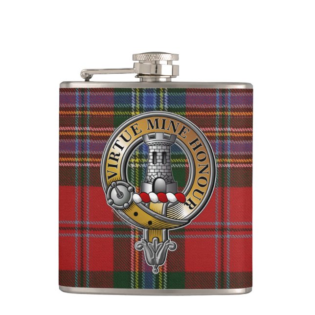 Cantil MacLean Tartan & Crachá (Frente)