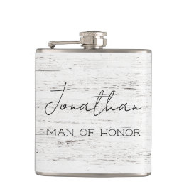 Cantil Madeira Personalizada Homem de Honra 