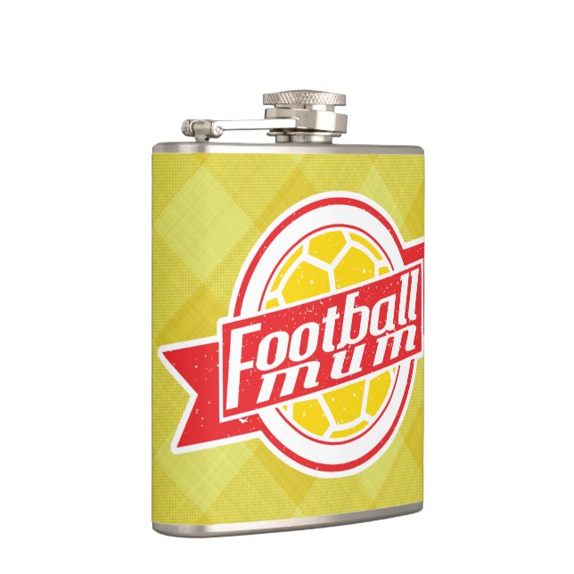Cantil Mãe de futebol Hip Flask, British Soccer Mãe (Direita)