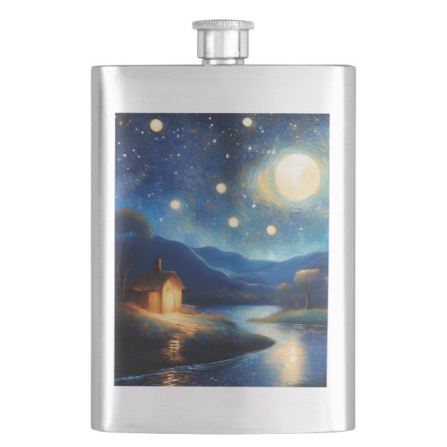 Cantil Majestic Cottage Under Moon Flask (Frente)