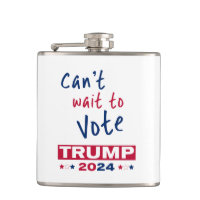 Mal posso esperar para votar no TRUMP 2024