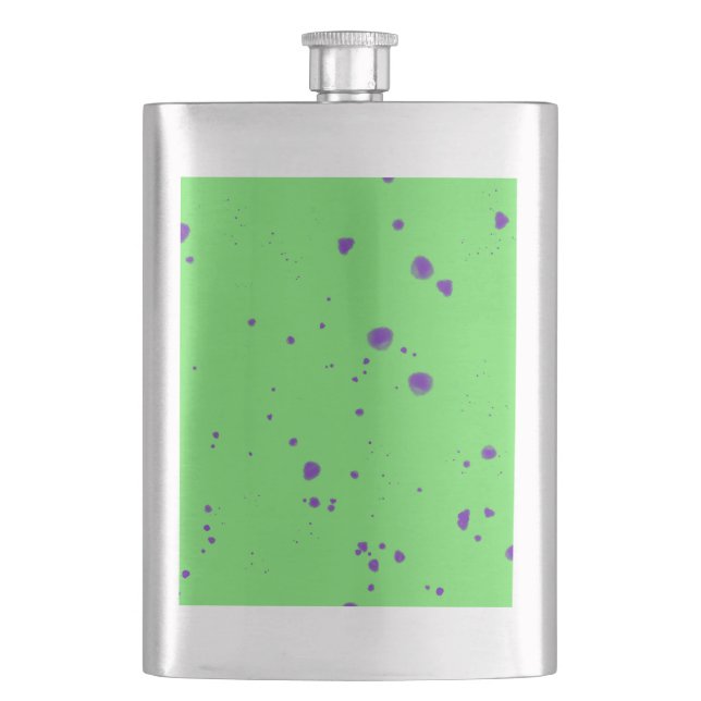 Cantil Manchas Roxas Verde Neon (Frente)
