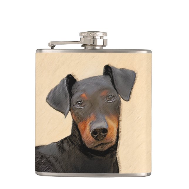 Cantil Manchester Terrier Pintura Original (Frente)