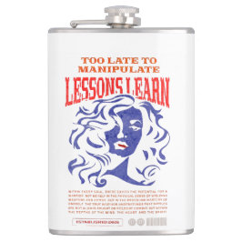 CANTIL MANIPULATE LESSONS LEARN VINYL WRAPPED FLASK 