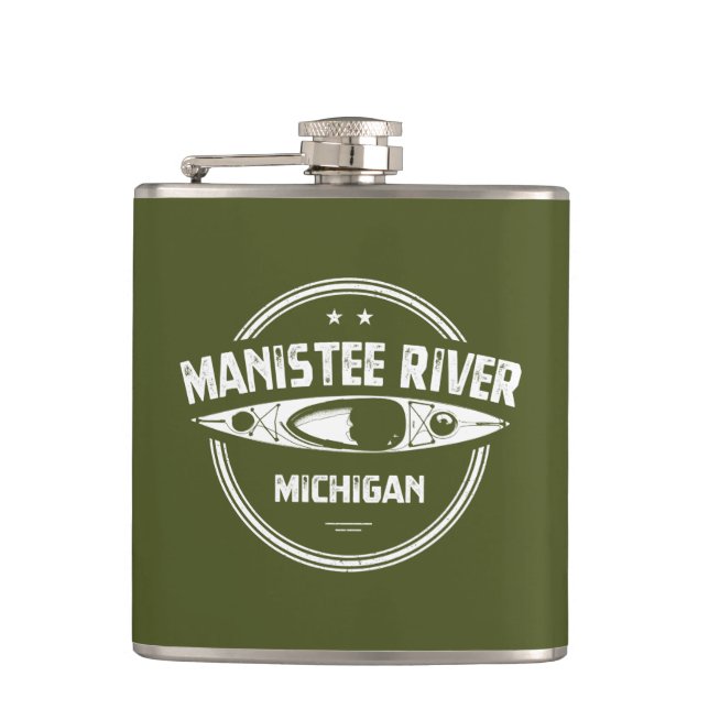 Cantil Manistee River, Michigan (Frente)