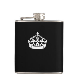 Cantil Mantenha a Coroa Calma em Preto Sólido