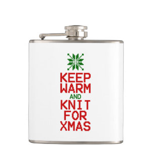 Cantil Mantenha-se quente e o Knit para o Natal