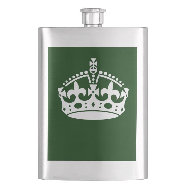 Cantil MANTER CALM CROWN em Verde Personalizar Isso (Frente)