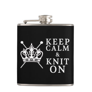 Cantil Manter o Knit Calmo nos Artesanatos {Dark}