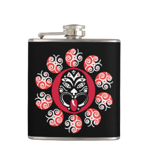 Cantil Maori Haka   Nova Zelândia   Arte Nativa   Tabela 