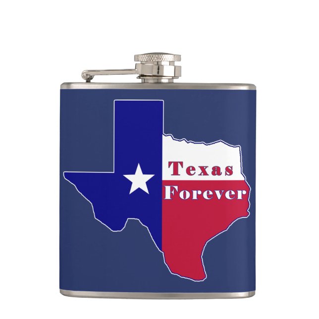 Cantil Mapa de Sinalizador do Texas Forever (Frente)