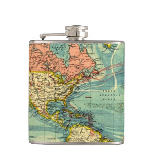 Cantil Mapa mundial dos Estados Unidos