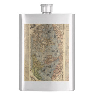 Cantil Mapa Mundial Vintage Atlas Antiquado Histórico