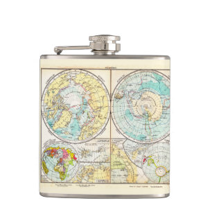Cantil Mapa Polar de Língua Alemã