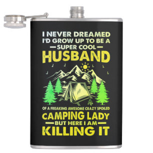 Cantil Marido super Legal acampando Lady Funny Camper