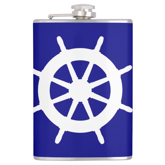 Cantil Marinho Blue E White Coaster Decor Helm (Frente)