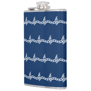 Cantil Marinho Blue White rope waves