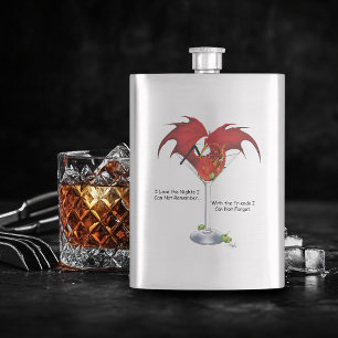 Cantil Martini Fantasy Red Dragon