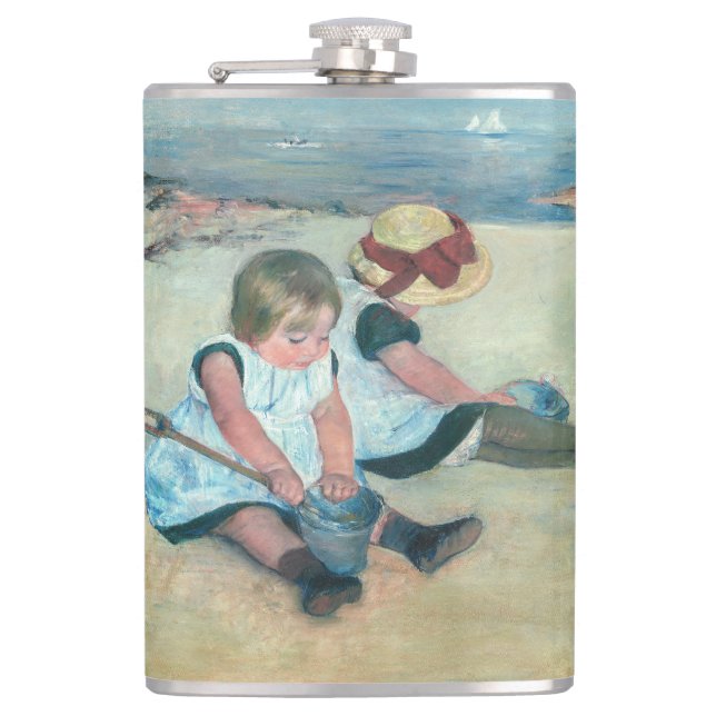 Cantil Mary Cassatt - Crianças Brincando na Praia (Frente)