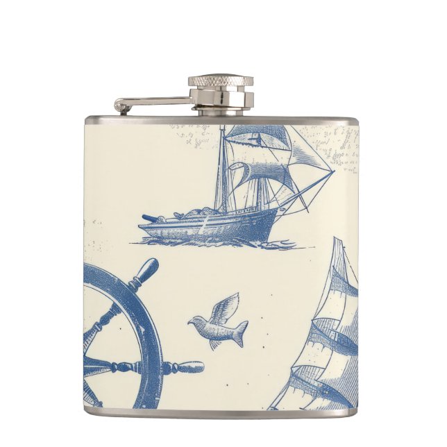 Cantil Matéria De Tema Náutico com Detalhes Marítimos (Frente)