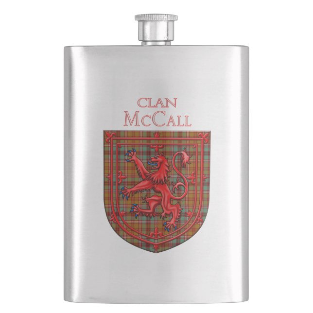 Cantil McCall Tartan Scottish Xadrez Lion Rampant (Frente)