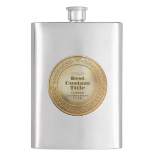 Cantil Medal Personalizado 3D Realista Folha Dourada Edit