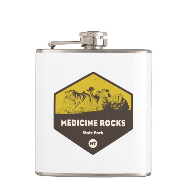 Cantil Medicine Rocks State Park Montana (Frente)