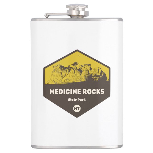 Cantil Medicine Rocks State Park Montana (Frente)