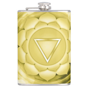 Cantil Meditação Espiritual de Chakra Zen Yoga, Dourada E