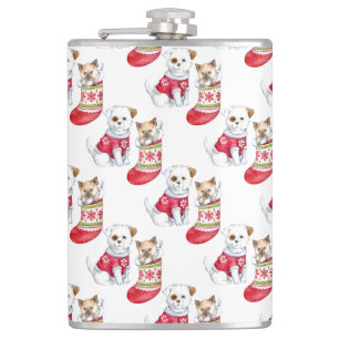 Cantil Meias de Cachorro e Gato de Natal