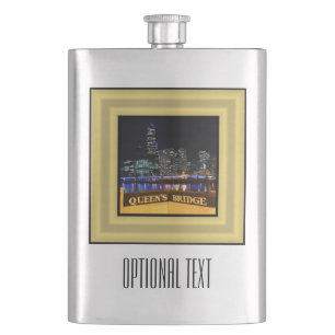 Cantil Melbourne City Lights Queen's Bridge Souvenir