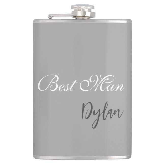 Cantil Melhor Homem Flask (Frente)
