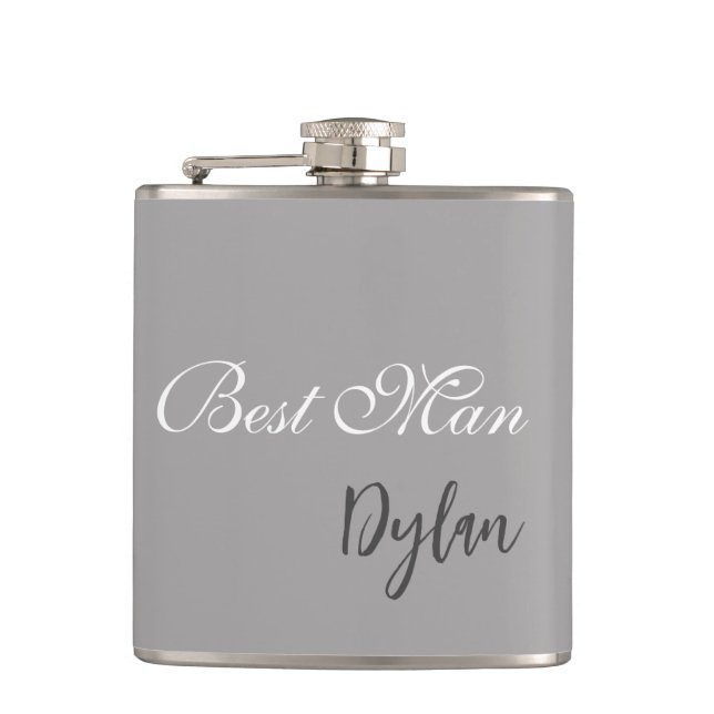 Cantil Melhor Homem Flask (Frente)