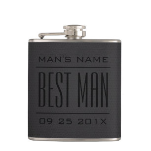 Cantil Melhor Homem Oferta-Presente-Preto Couro Faux