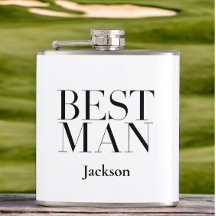 Melhor Homem Personalizado Branco Negro Moderno Si