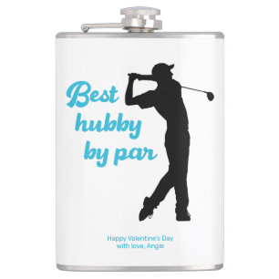 Cantil Melhor Hubby De Par Golfer Silhoufing