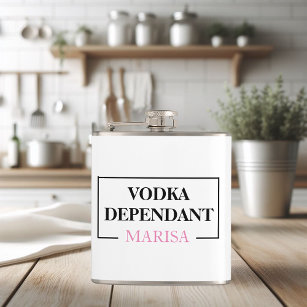 Cantil Mencionada Moderna Dependente de Vodka Rosa Engraç