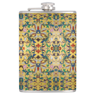 Cantil Mercado de Flores Vintage Amarelo Botânico de Flor