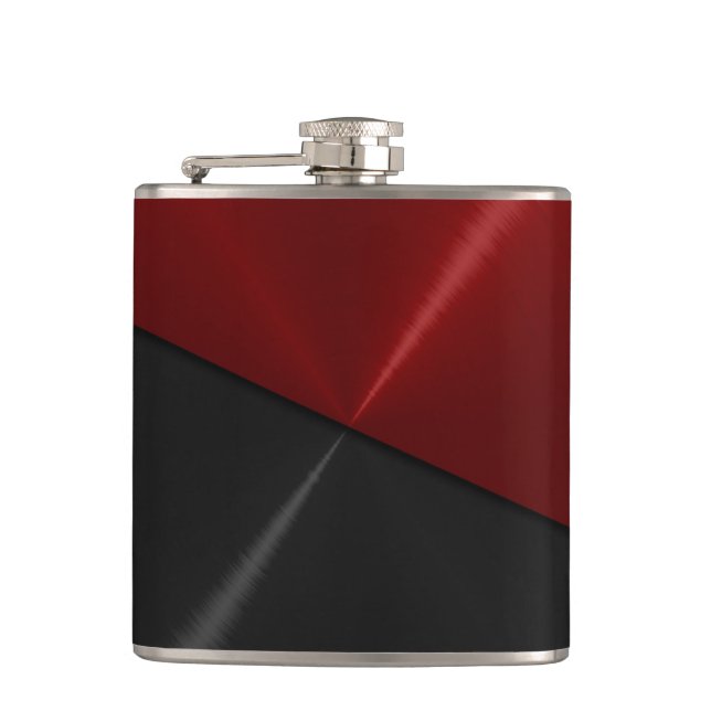 Cantil Metálico Vermelho e Negro (Frente)