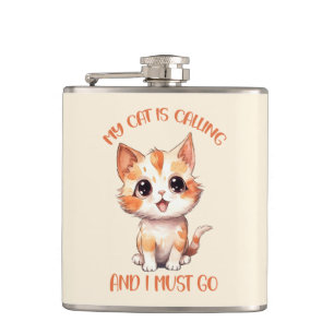 Cantil Meu Gato Está Chamando Gato Laranja