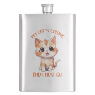 Cantil Meu Gato Está Chamando Gato Laranja