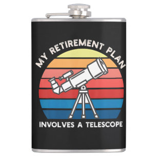 Cantil Meu Plano de Aposentadoria Envolve Um Telescópio
