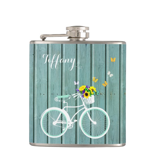 Cantil Mint Green Wood bonito - Rótulo Bebendo (Frente)