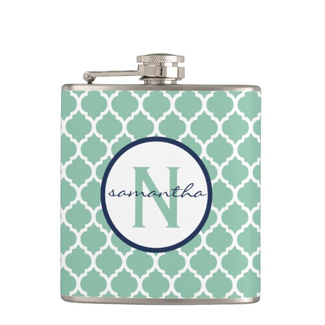 Cantil Mint Quatrefoil Monograma (Frente)