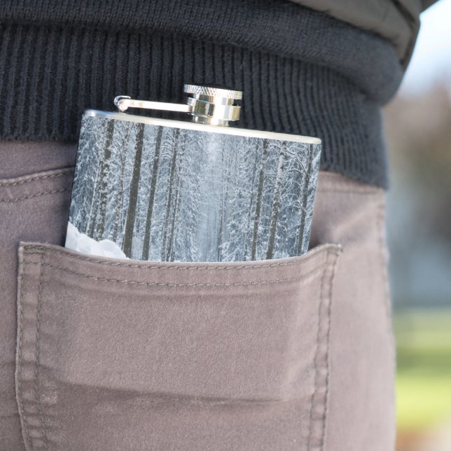 Cantil Misty Winter Forest Path Winter Landscape (In Situ)